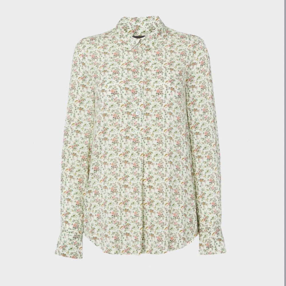 BNWT Really Wild Clothing Company Liberty Print Folk Blouse Sz 16(UK)/12(US)